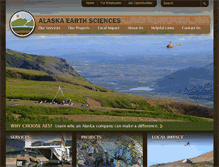 Tablet Screenshot of alaskaearthsciences.com